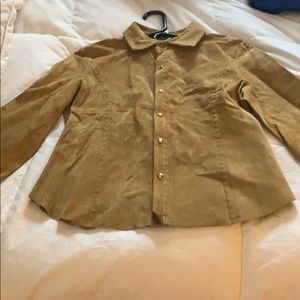 Wet Seal leather shirt